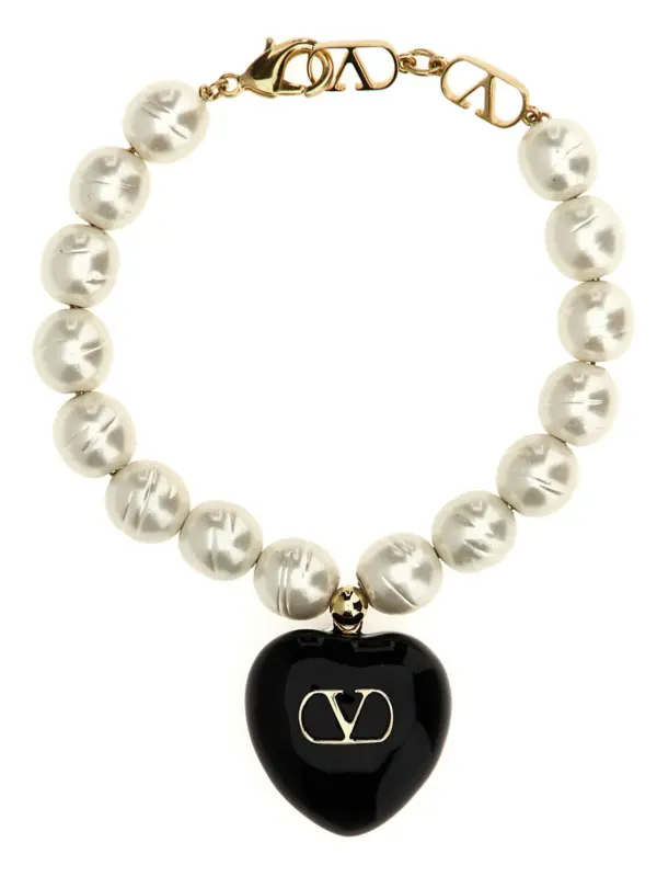Valentino Garavani 'Coeur Royal' bracelet VALENTINO GARAVANI White