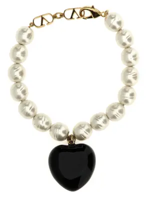 Valentino Garavani 'Coeur Royal' bracelet W2J0Y71LTDQYL VALENTINO GARAVANI White