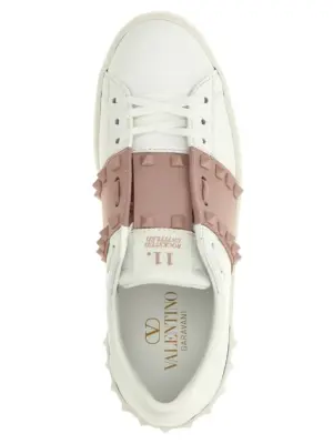 Valentino Garavani 'Rockstud Untitled' sneakers 100% calfskin leather (Bos Taurus) VALENTINO GARAVANI Pink