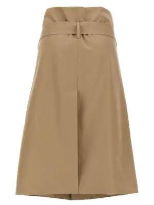 'Deconstructed Trenchcoat' skirt WA66SK400SBEIGE VETEMENTS Beige