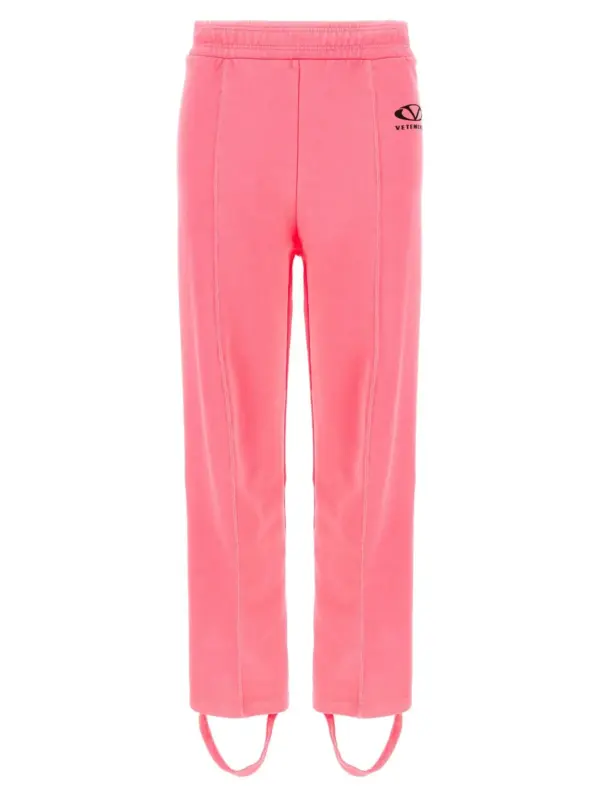 'Oval Logo' joggers VETEMENTS Pink