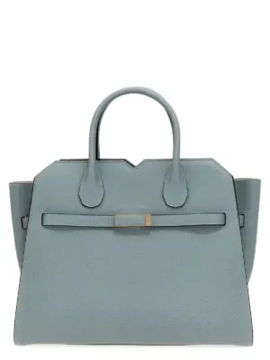 'Milano' medium handbag VALEXTRA Gray