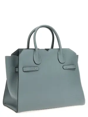 'Milano' medium handbag WBMI0007010LOC99BG VALEXTRA Gray