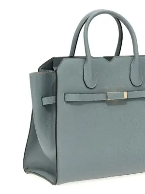 'Milano' medium handbag Woman VALEXTRA Gray