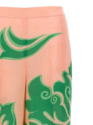 Silk pants Woman ETRO Pink