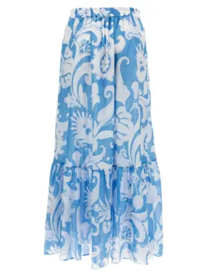 Floral skirt WRFA011499SA5I2X0807 ETRO Light Blue