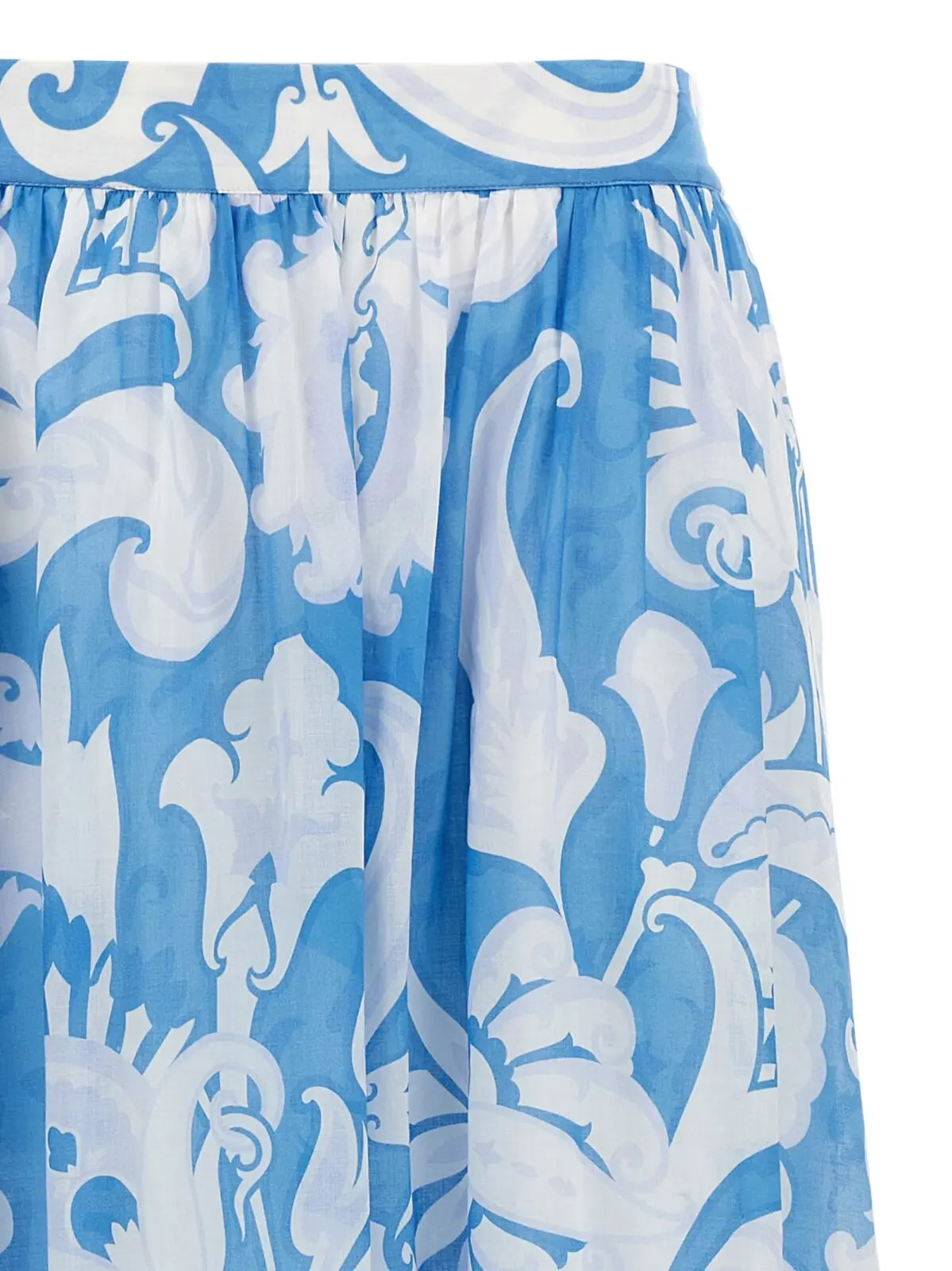 Спідниця Etro Floral Блакитна 3 Floral skirt Woman ETRO Light Blue