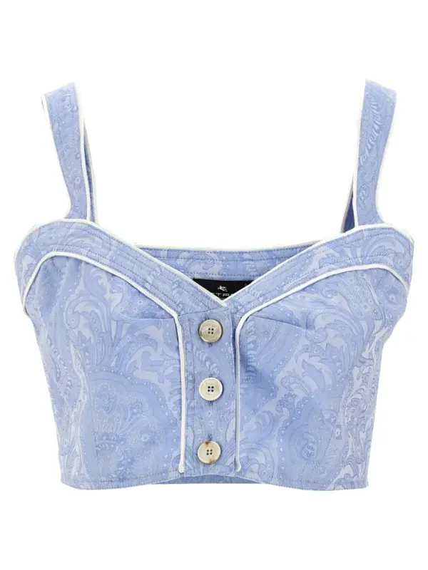 Top Paisley ETRO Light Blue