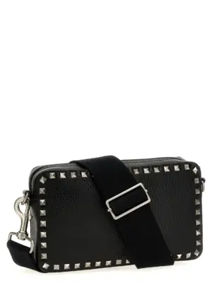 Valentino Garavani 'Rockstud' Shoulder Bag Y2B0704TED0NO VALENTINO GARAVANI Black