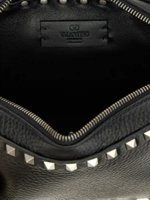 Valentino Garavani 'Rockstud' Shoulder Bag 100% calfskin leather (Bos Taurus) VALENTINO GARAVANI Black