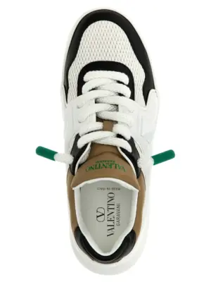 Valentino Garavani 'One Stud XL' sneakers 100% calfskin leather (Bos Taurus) VALENTINO GARAVANI White/Black