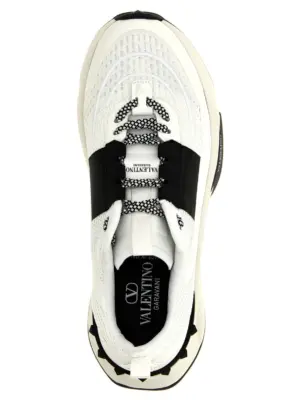Valentino Garavani 'True Act' sneakers 100% calfskin leather (Bos Taurus) VALENTINO GARAVANI White/Black