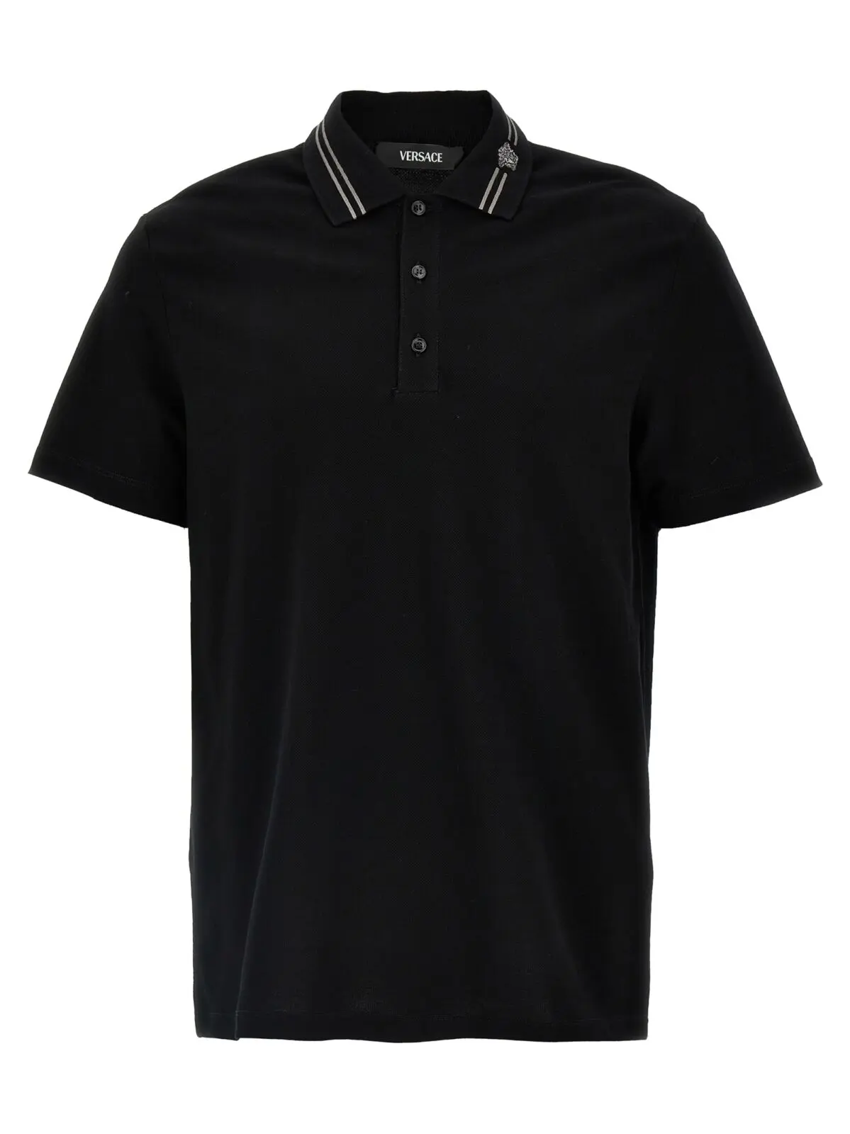 Поло Versace Medusa embroidery Чорне 1 'Medusa embroidery' polo shirt VERSACE Black