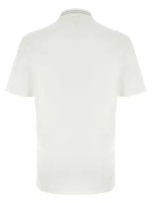 'Medusa embroidery' polo shirt 10139061A134631W000 VERSACE White