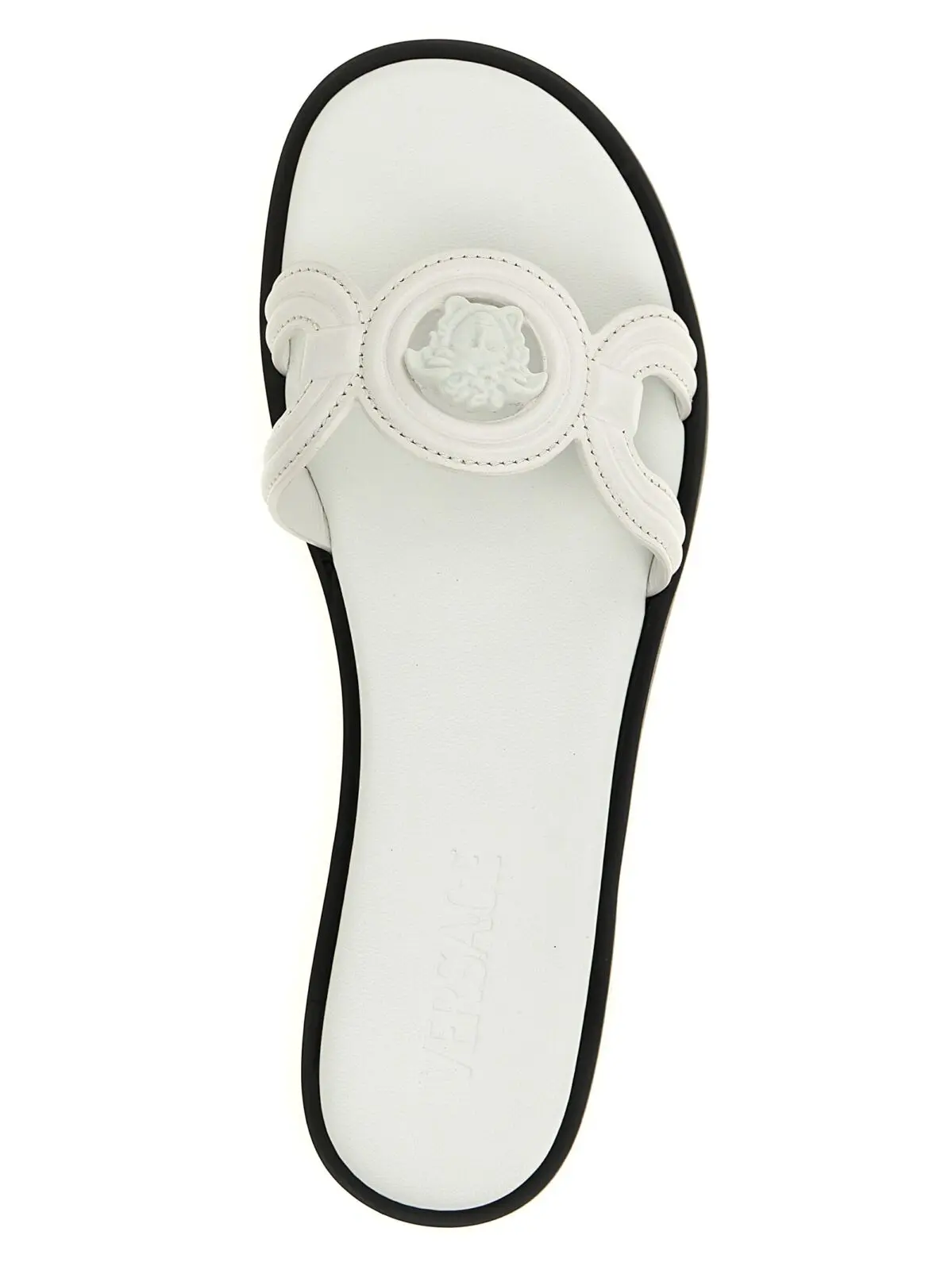 Босоніжки Versace Medusa '95 Білі 4 'Medusa '95' sandals 100% calfskin leather (Bos Taurus) VERSACE White