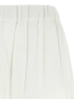 'Stai con me' shorts Woman PINKO White