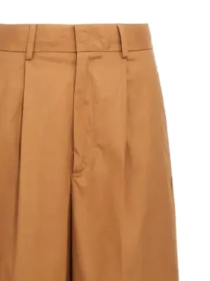 'Menswear' pants Woman NUDE Brown