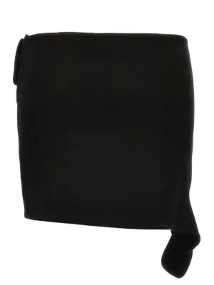 'Loop Milano' skirt 125MJU231FI00019999 COURREGES Black