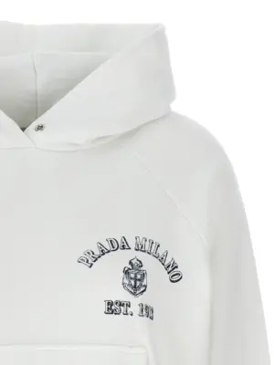 Vintage hoodie Woman PRADA White