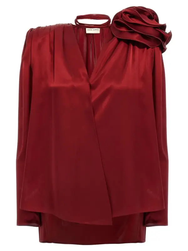 '02' blouse MAGDA BUTRYM Bordeaux