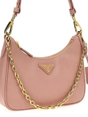 'Re-Edition' mini shoulder bag Woman PRADA Pink