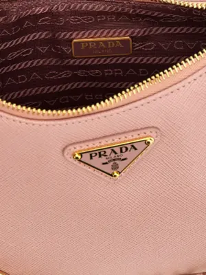 'Re-Edition' mini shoulder bag 100% calfskin leather (Bos Taurus) PRADA Pink