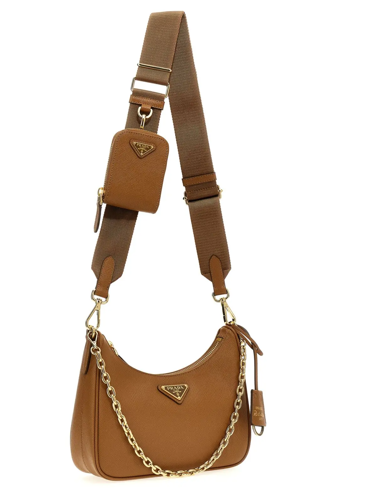 Сумка крос-боді Prada Prada Re-Edition 2005 Коричнева 3 'Prada Re-Edition 2005' crossbody bag Woman PRADA Brown