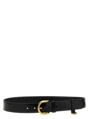 Leather belt PRADA Black