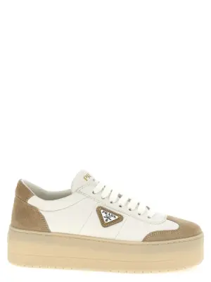 'Downtown Bold' sneakers PRADA Beige