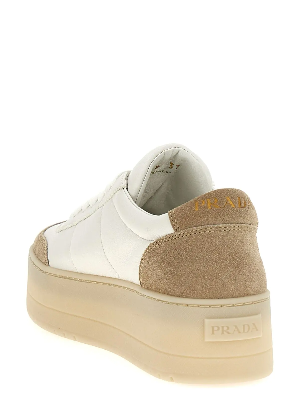 Кросівки Prada Downtown Bold Бежеві 3 'Downtown Bold' sneakers Woman PRADA Beige