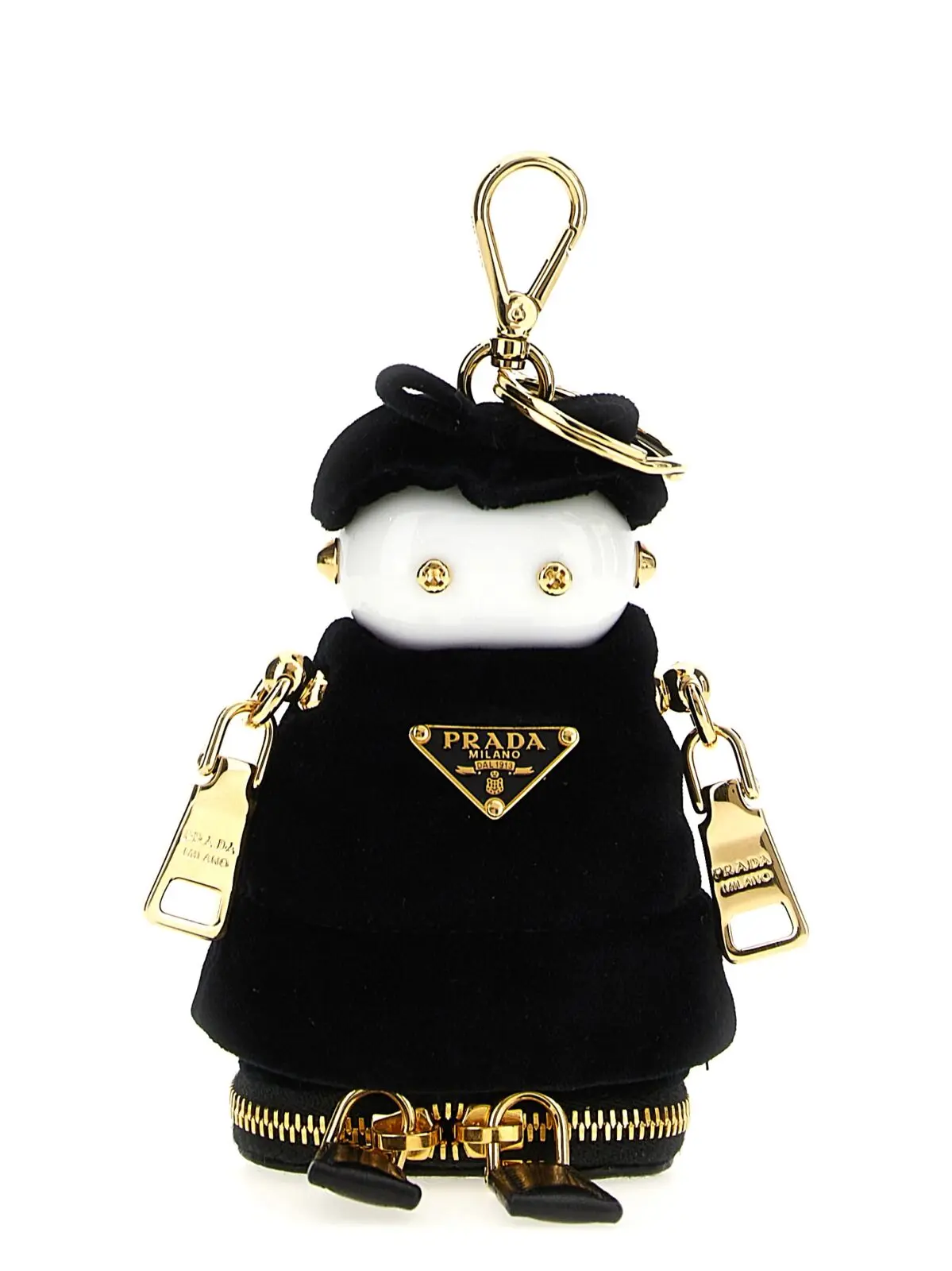 Підвіска для сумки Prada Soft Robot Чорна 1 'Soft Robot' bag pendant PRADA Black