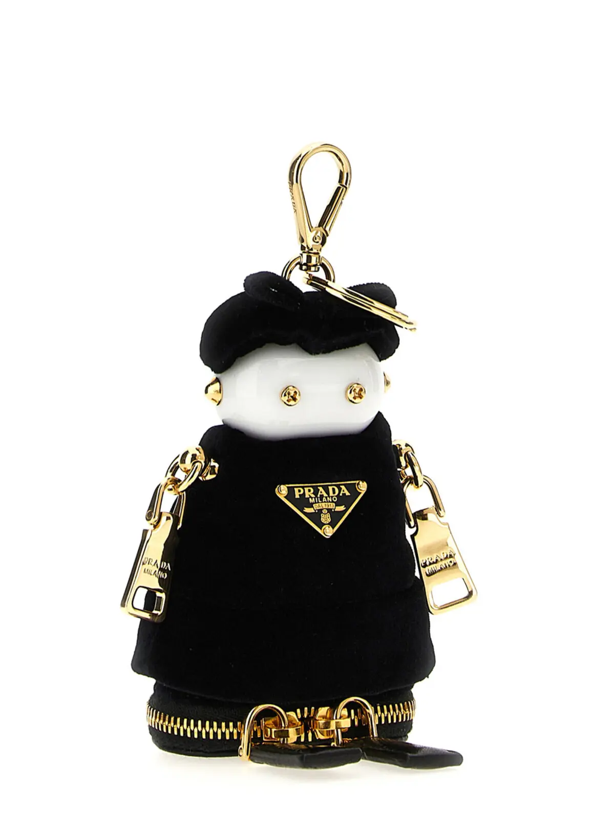 Підвіска для сумки Prada Soft Robot Чорна 3 'Soft Robot' bag pendant Woman PRADA Black