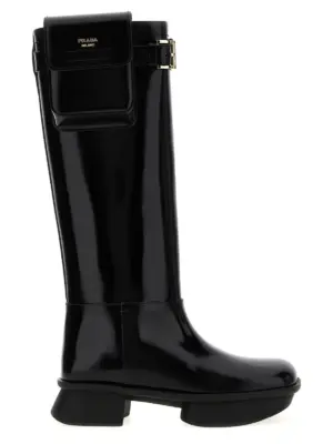 'Equal' boots PRADA Black