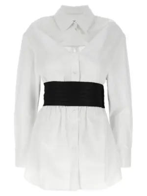 Shirt dress ALEXANDER WANG White