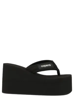 'Branded Wedge' sandals COPERNI Black