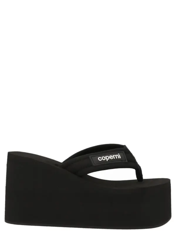 'Branded Wedge' sandals COPERNI Black