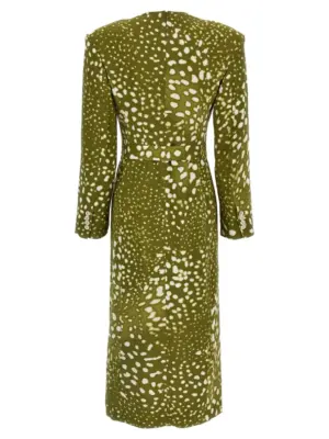 'Dohana' dress 2510110031013606 DRIES VAN NOTEN Green