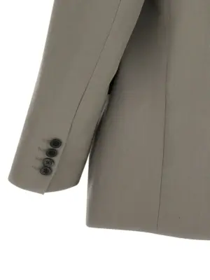 'Bishop' blazer 100% wool DRIES VAN NOTEN Gray