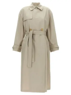 'Strench' trench coat MAX MARA THE CUBE Gray