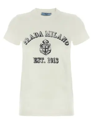 Vintage logo T-shirt PRADA White