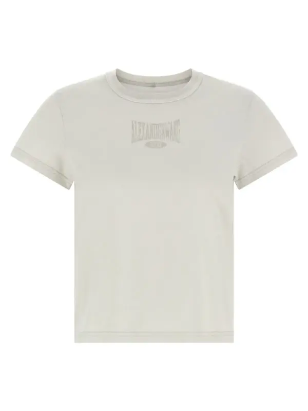 Lived logo T-shirt T BY ALEXANDER WANG White