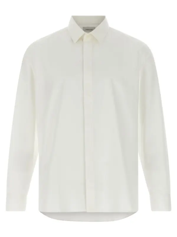 Cotton shirt SAINT LAURENT White
