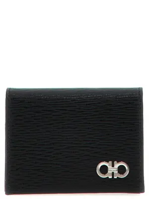 'Revival gancio' card holder FERRAGAMO Black