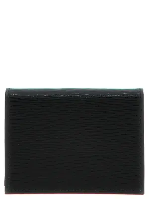 'Revival gancio' card holder 685949NERO FERRAGAMO Black