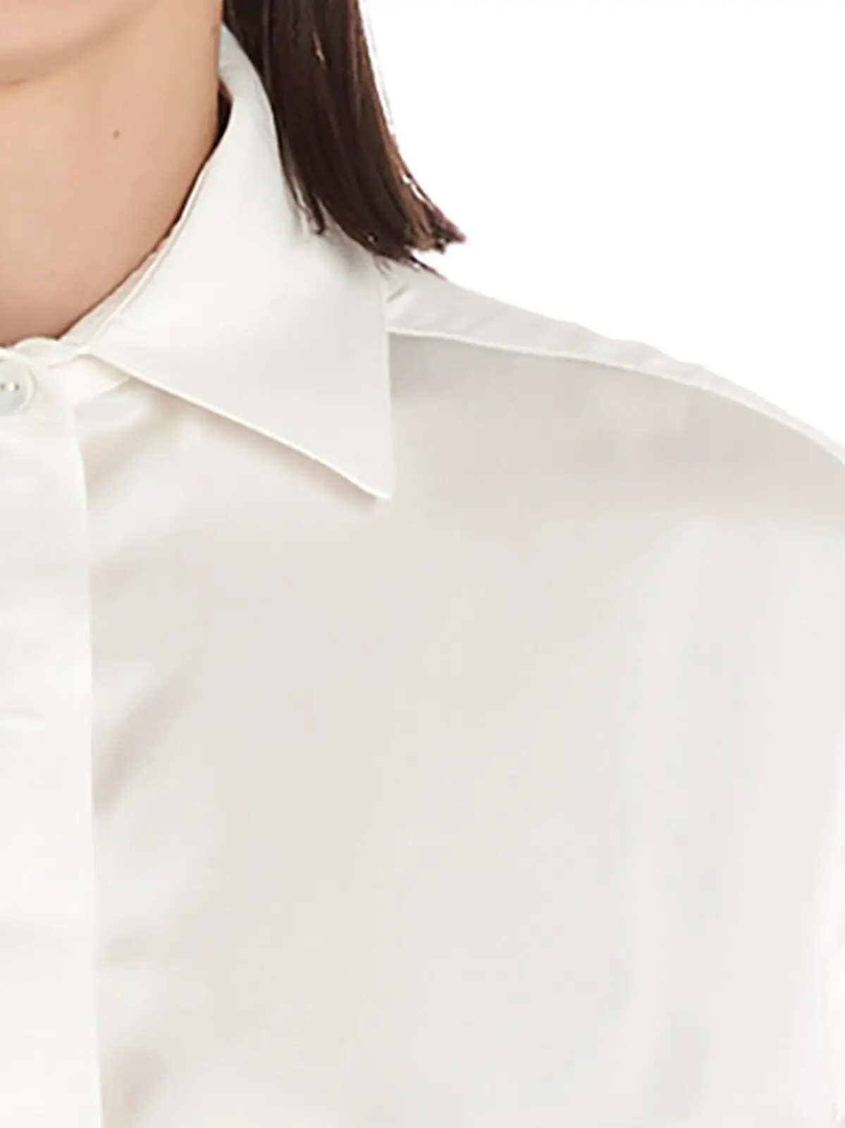 Сорочка Di. La3 Pari' Oversize Біла 4 Oversize shirt 100%silk DI.LA3 PARI' White