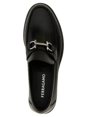 'Fort' loafers 100% calfskin leather (Bos Taurus) FERRAGAMO Black