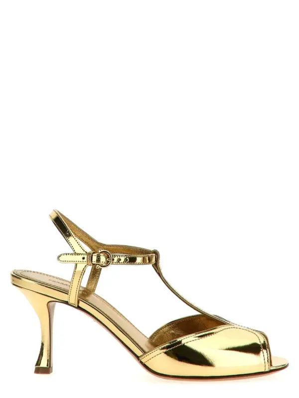 'Ely' sandals FERRAGAMO Gold