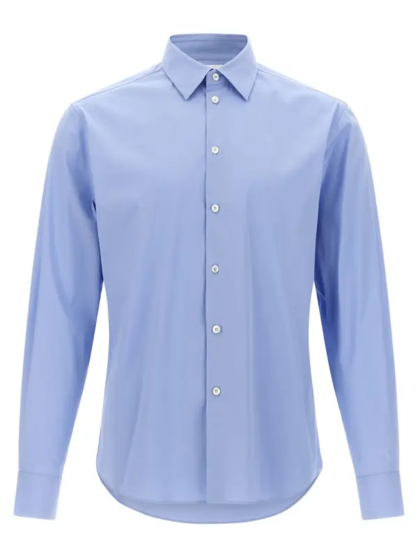 Poplin shirt FERRAGAMO Light Blue