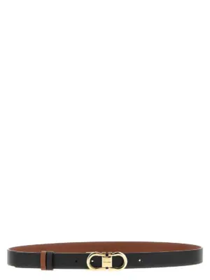 'Gancini' reversible belt FERRAGAMO Multicolor