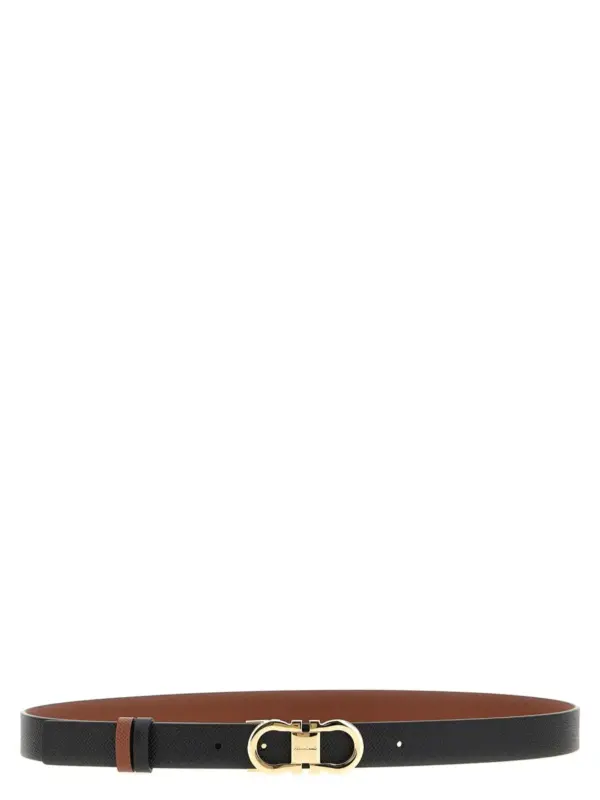 'Gancini' reversible belt FERRAGAMO Multicolor